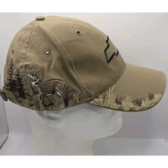 Chevrolet Wildlife Series Strapback Cap Hat General Motors Deer Hunting Truck - Picture 1 of 11